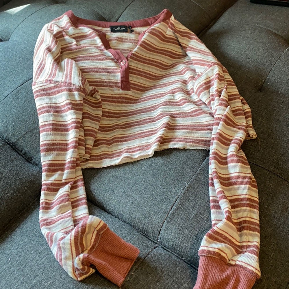 Cropped long sleeve urban outfitters